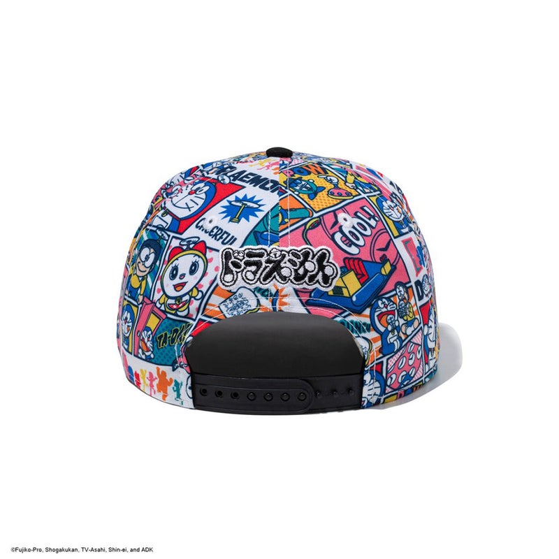 [ニューエラ]メンズ 9FIFTY ドラえもん コミック オールオーバープリント ブラックバイザー 詳細8