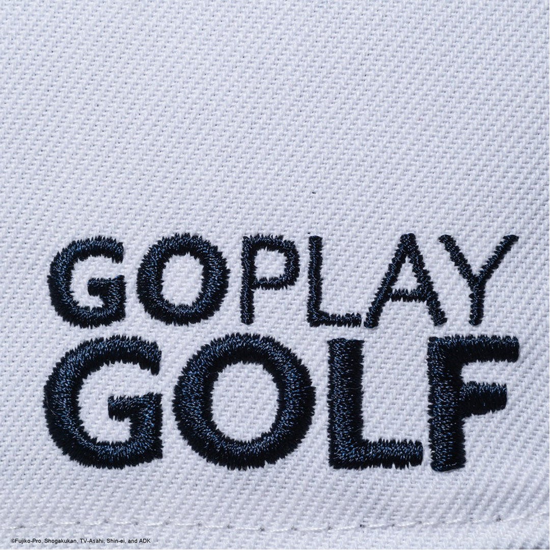 [ニューエラ]メンズ [GOLF] 9FIFTY ドラえもん GO PLAY GOLF ホワイト ネイビーバイザー　詳細1