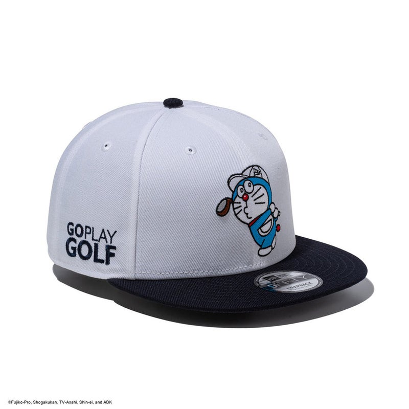 [ニューエラ]メンズ [GOLF] 9FIFTY ドラえもん GO PLAY GOLF ホワイト ネイビーバイザー　詳細3
