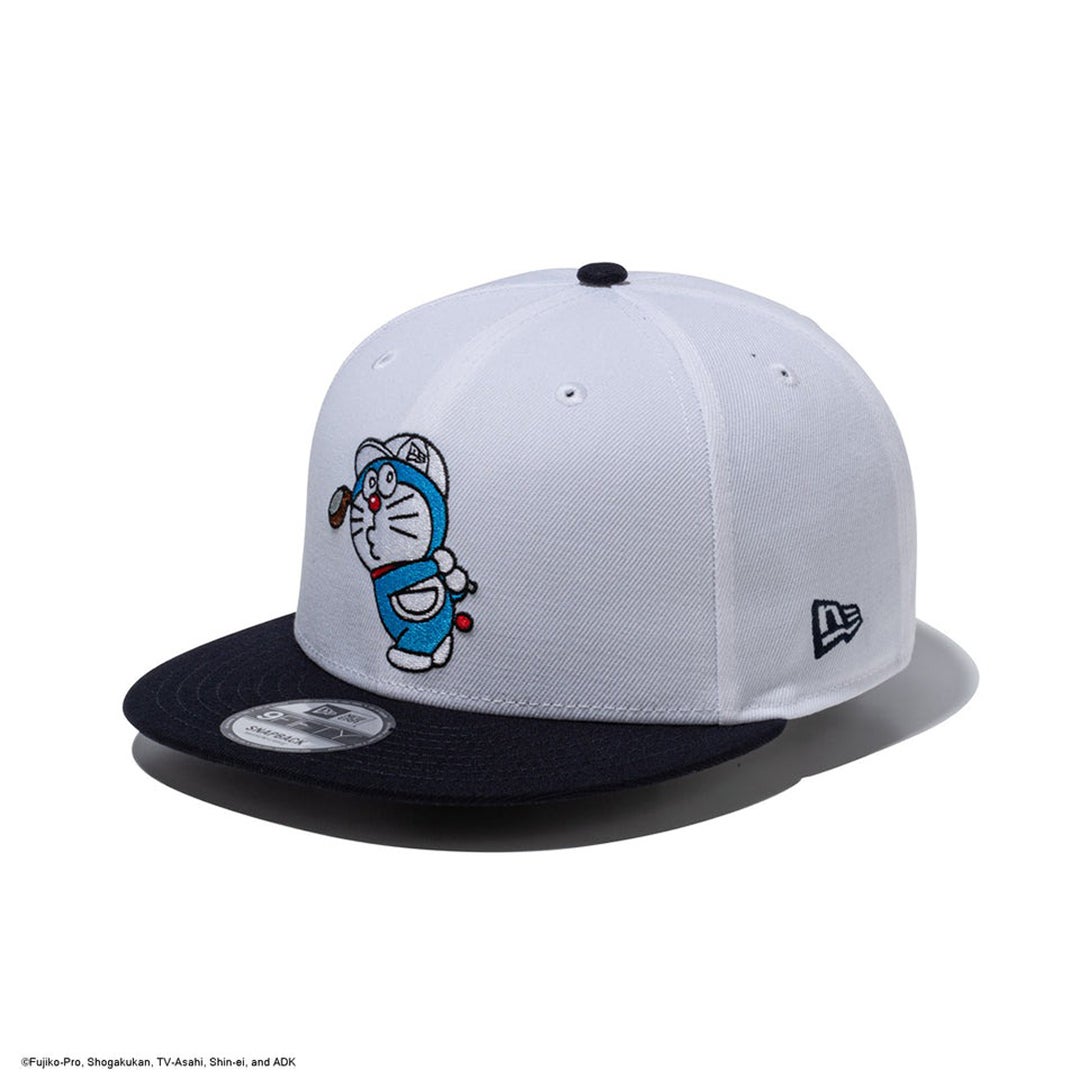 [ニューエラ]メンズ [GOLF] 9FIFTY ドラえもん GO PLAY GOLF ホワイト ネイビーバイザー　詳細5