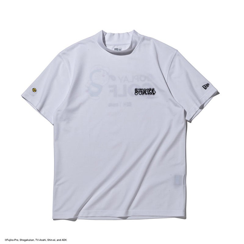 [ニューエラ]メンズ [ゴルフ] 半袖 鹿の子 ミッドネック Tシャツ ドラえもん ホワイト　詳細2