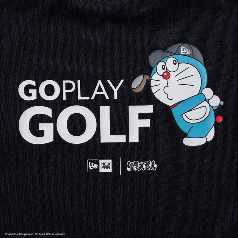 [ニューエラ]メンズ [ゴルフ] 半袖 鹿の子 ミッドネック Tシャツ ドラえもん ネイビー　詳細4