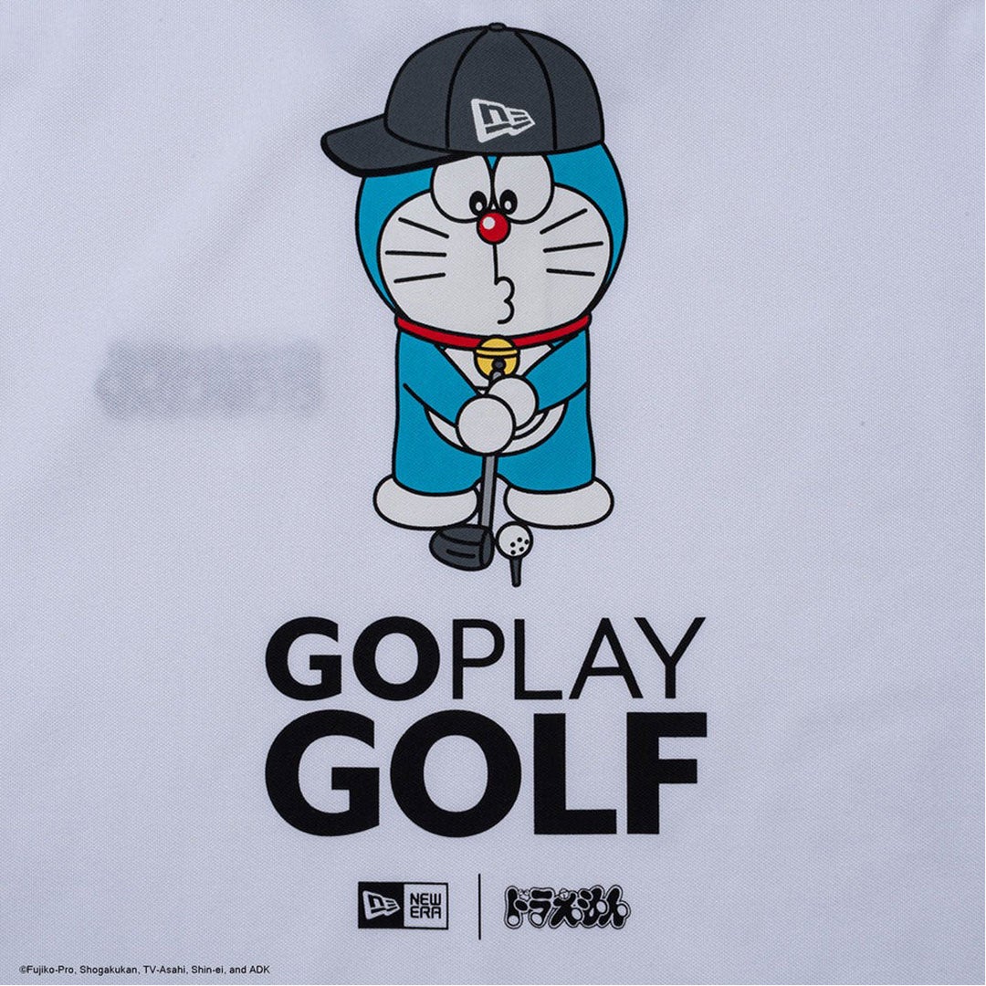 [ニューエラ]メンズ [ゴルフ] 半袖 鹿の子 ポロシャツ ドラえもん GO PLAY GOLF ホワイト　詳細4