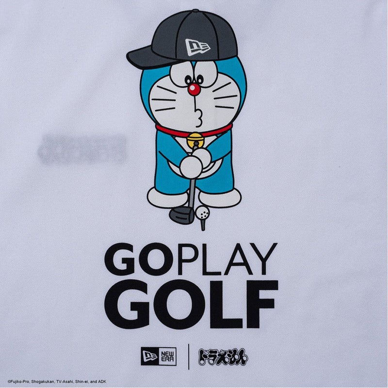 [ニューエラ]メンズ [ゴルフ] 半袖 鹿の子 ポロシャツ ドラえもん GO PLAY GOLF ホワイト　詳細4