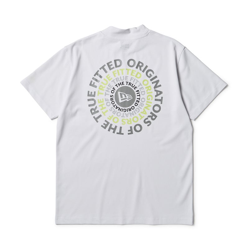 [ニューエラ]メンズ [Golf] 半袖 ミッドネック Tシャツ Circle OOTTF ホワイト　詳細1