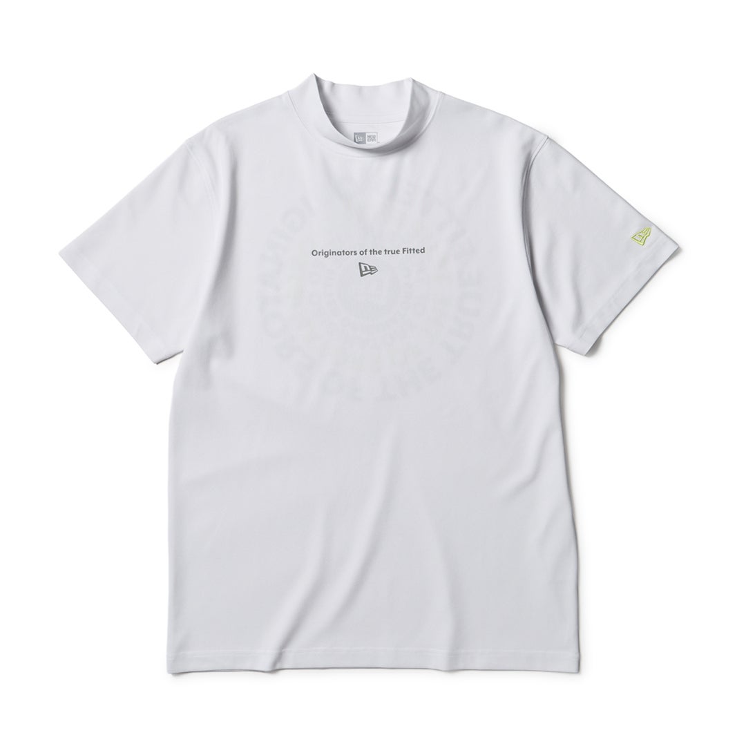 [ニューエラ]メンズ [Golf] 半袖 ミッドネック Tシャツ Circle OOTTF ホワイト　詳細2