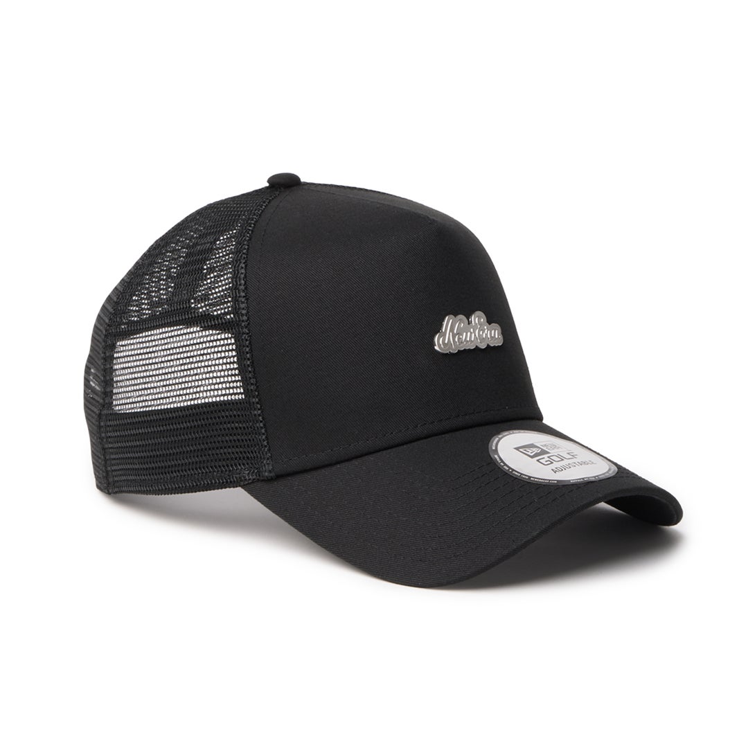 [ニューエラ]メンズ [GOLF] 9FORTY A-Frame トラッカー Metal Logo メタルパッチ ブラック　詳細5