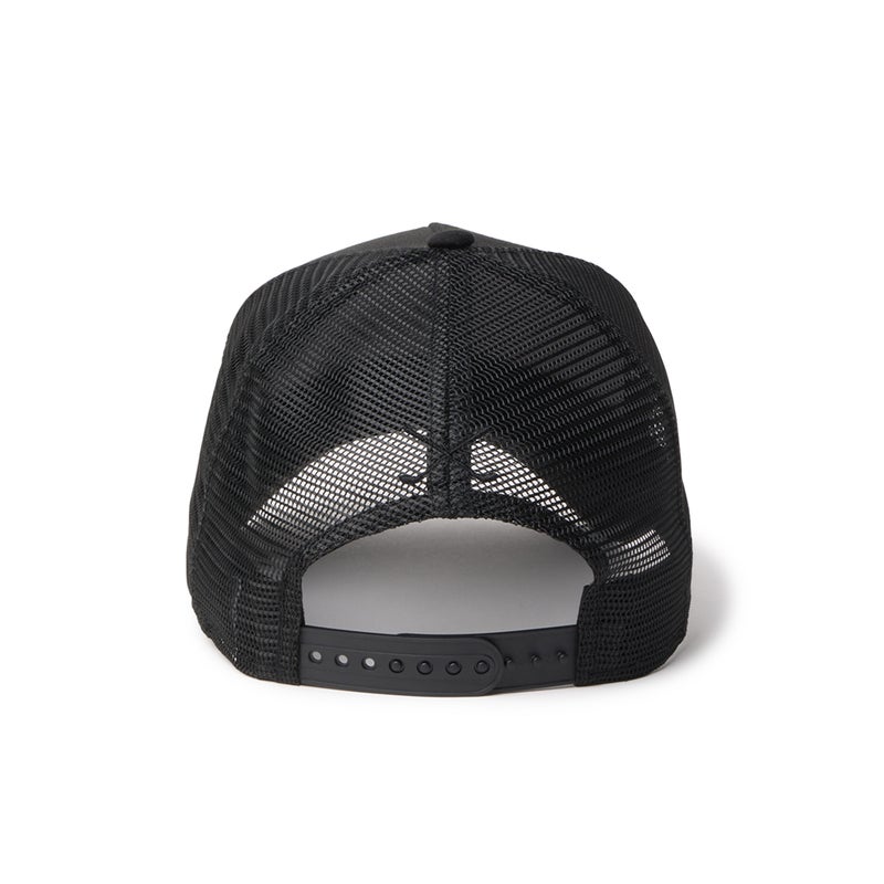 [ニューエラ]メンズ [GOLF] 9FORTY A-Frame トラッカー Metal Logo メタルパッチ ブラック　詳細6