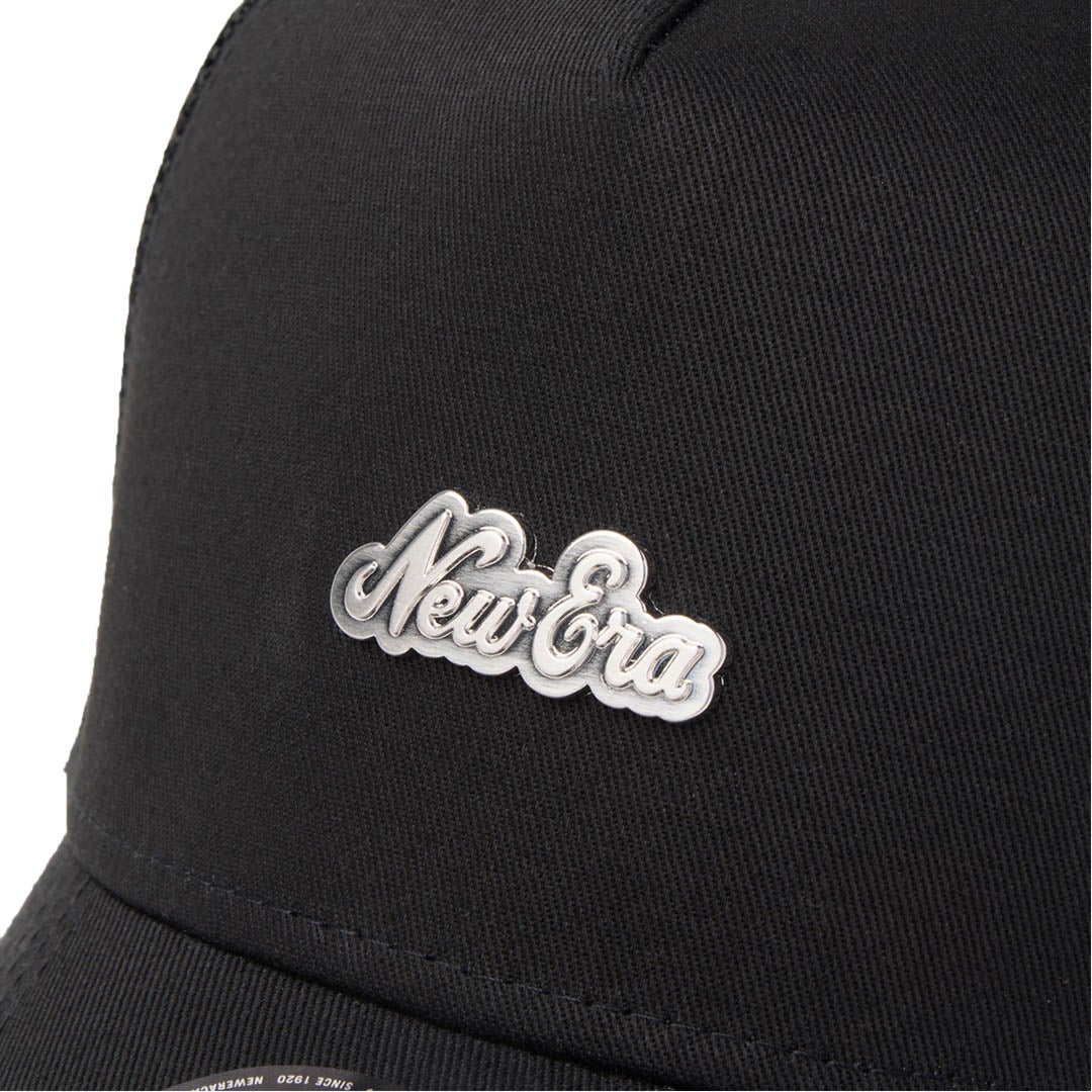 [ニューエラ]メンズ [GOLF] 9FORTY A-Frame トラッカー Metal Logo メタルパッチ ブラック　詳細8
