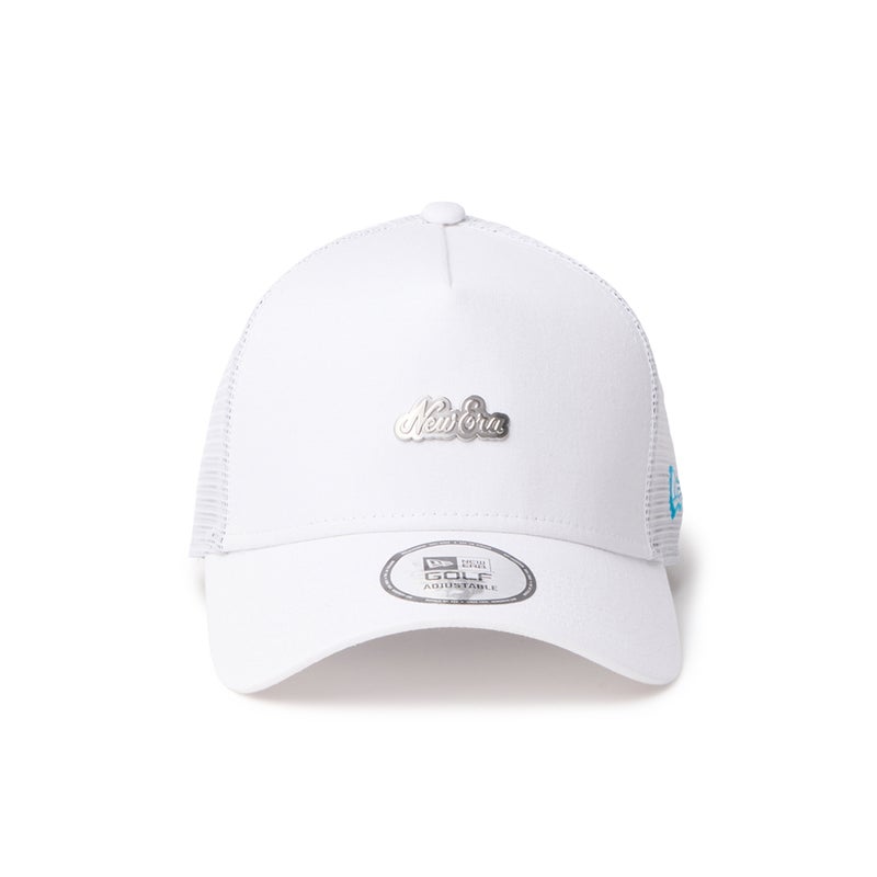 [ニューエラ]メンズ [GOLF] 9FORTY A-Frame トラッカー Metal Logo メタルパッチ ホワイト 詳細3