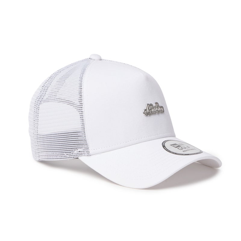 [ニューエラ]メンズ [GOLF] 9FORTY A-Frame トラッカー Metal Logo メタルパッチ ホワイト 詳細5