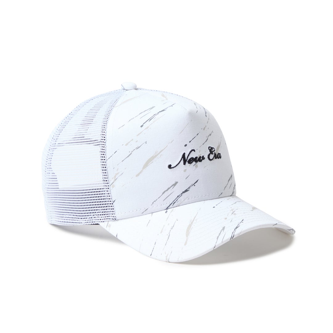 [ニューエラ]メンズ [GOLF] 9FORTY A-Frame トラッカー Splash スプラッシュプリント ホワイト　詳細5