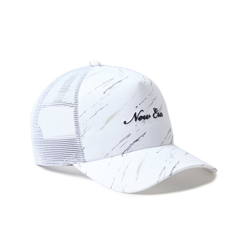 [ニューエラ]メンズ [GOLF] 9FORTY A-Frame トラッカー Splash スプラッシュプリント ホワイト　詳細5