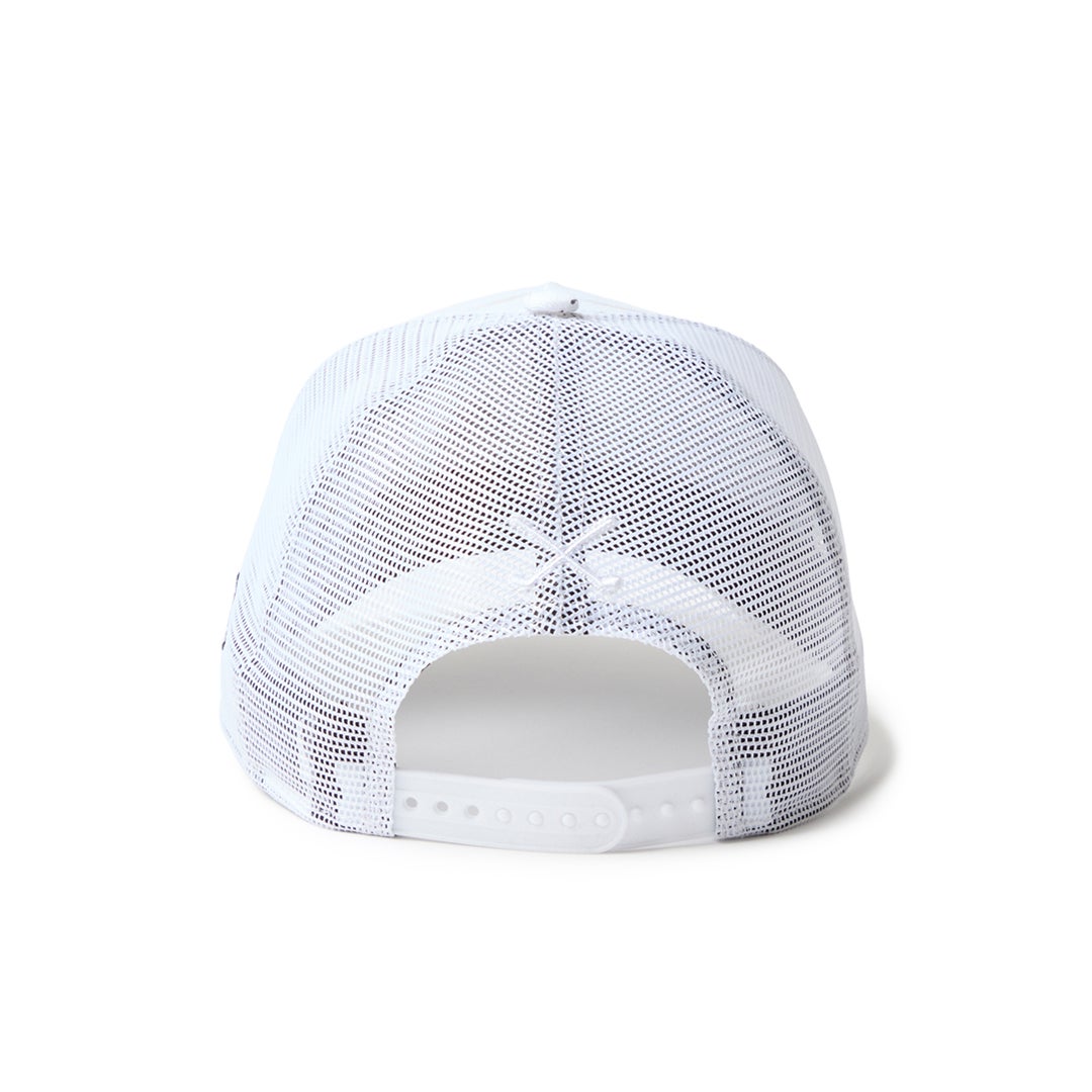 [ニューエラ]メンズ [GOLF] 9FORTY A-Frame トラッカー Splash スプラッシュプリント ホワイト　詳細6