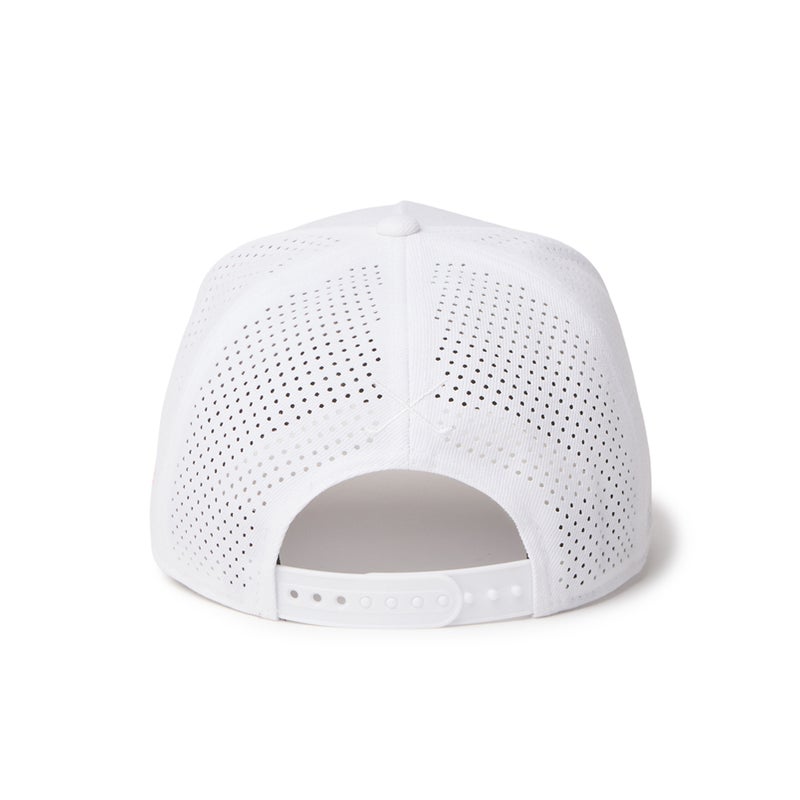 [ニューエラ]メンズ [GOLF] 9FORTY A-Frame レーザーパーフォレーション Box Logo ボックスロゴ ホワイト　詳細6