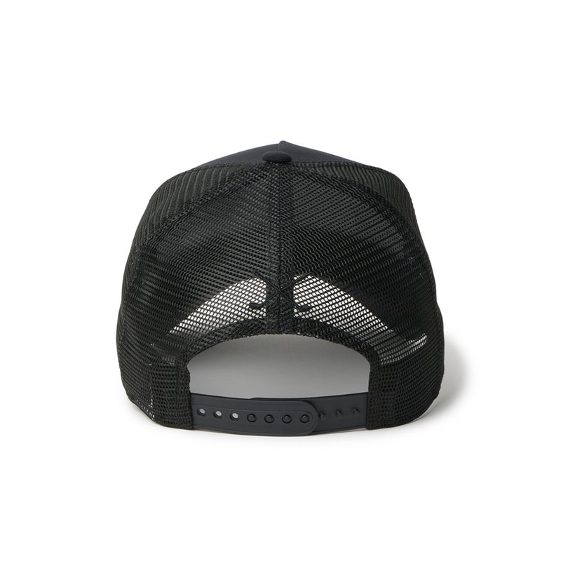[ニューエラ]メンズ [GOLF] 9FORTY A-Frame トラッカー ナイロンタッサー NEW ERA NEW YORKUSA EST. 1920 ブラック　詳細6