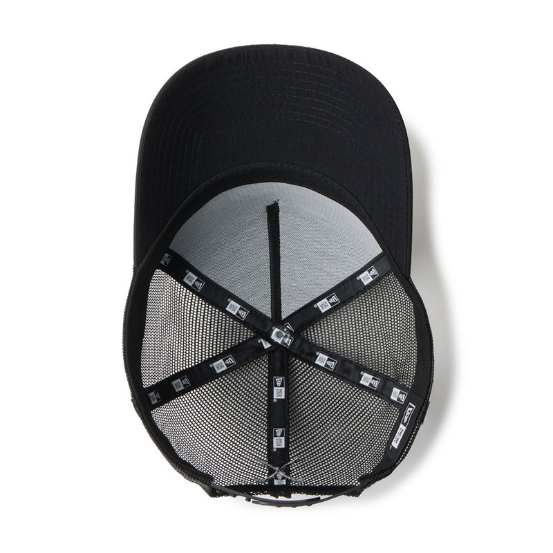 [ニューエラ]メンズ [GOLF] 9FORTY A-Frame トラッカー ナイロンタッサー NEW ERA NEW YORKUSA EST. 1920 ブラック　詳細7