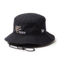 [ニューエラ]メンズ [GOLF] アドベンチャー ライト ナイロンタッサー NEW ERA NEW YORKUSA EST. 1920 ブラック　詳細1