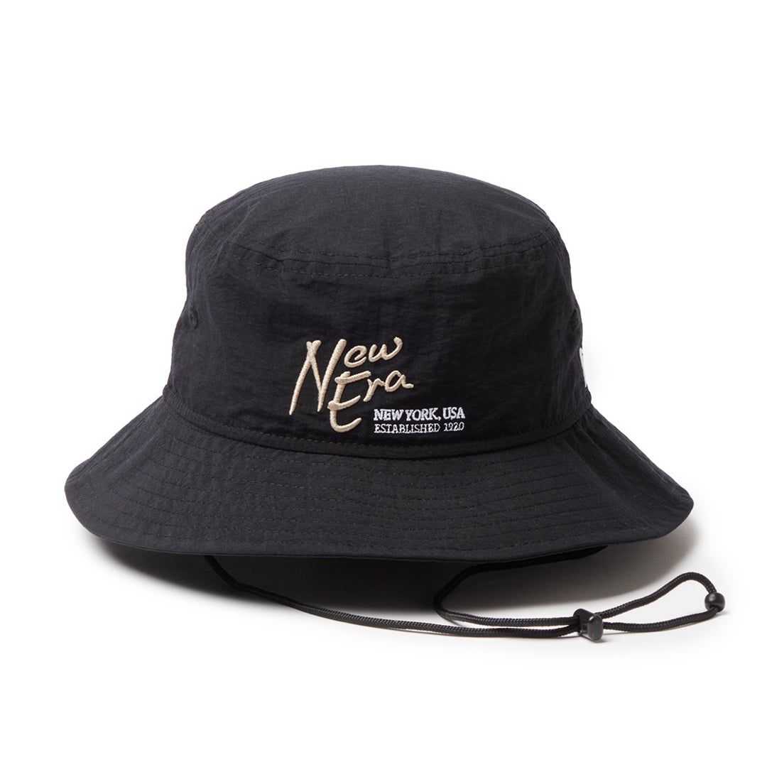 [ニューエラ]メンズ [GOLF] アドベンチャー ライト ナイロンタッサー NEW ERA NEW YORKUSA EST. 1920 ブラック　詳細3