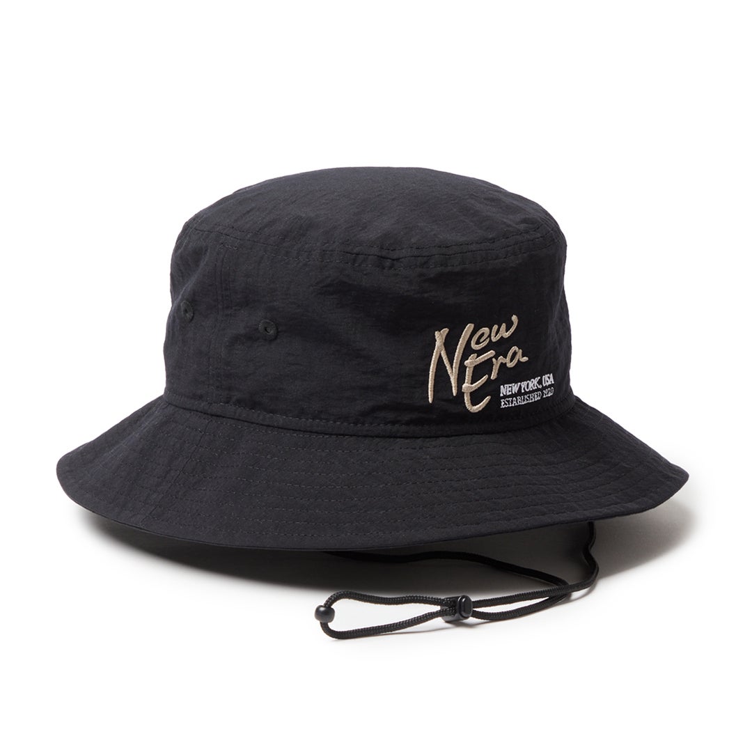[ニューエラ]メンズ [GOLF] アドベンチャー ライト ナイロンタッサー NEW ERA NEW YORKUSA EST. 1920 ブラック　詳細5