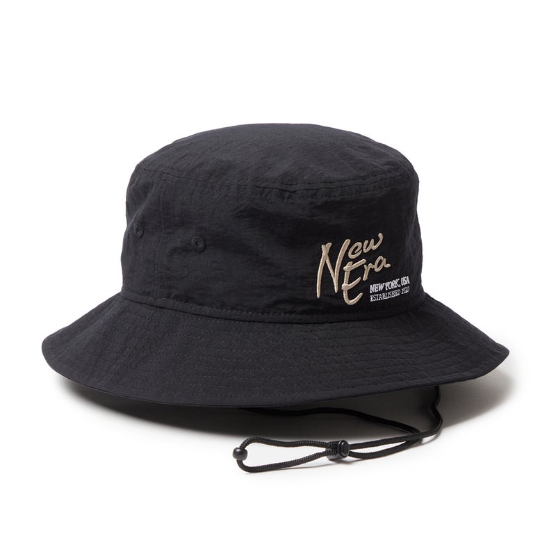 [ニューエラ]メンズ [GOLF] アドベンチャー ライト ナイロンタッサー NEW ERA NEW YORKUSA EST. 1920 ブラック　詳細5