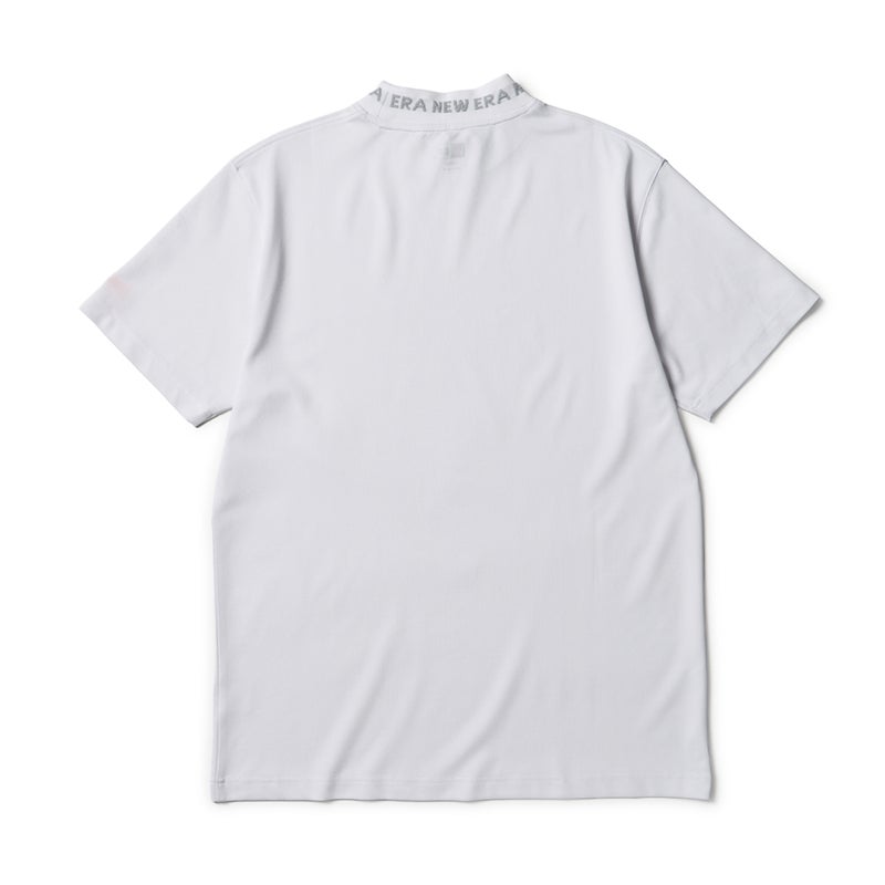 [ニューエラ]メンズ [GOLF] 半袖 ミッドネック Tシャツ 鹿の子 ホワイト　詳細2