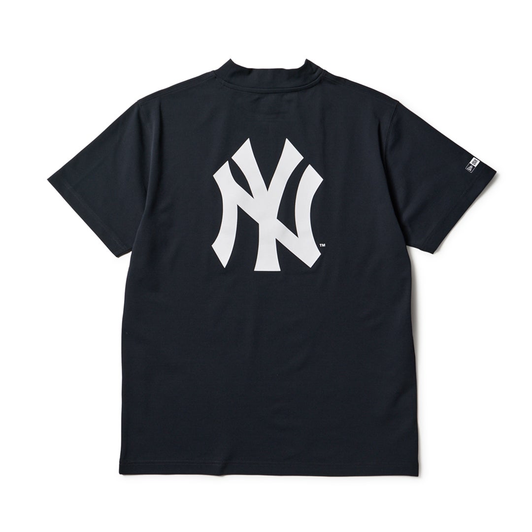 [ニューエラ]メンズ [GOLF] 半袖 ミッドネック Tシャツ MLB ニューヨーク・ヤンキース ネイビー　詳細2