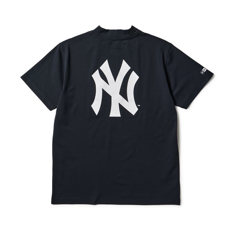 [ニューエラ]メンズ [GOLF] 半袖 ミッドネック Tシャツ MLB ニューヨーク・ヤンキース ネイビー　詳細2