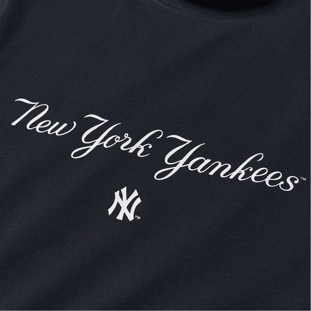 [ニューエラ]メンズ [GOLF] 半袖 ミッドネック Tシャツ MLB ニューヨーク・ヤンキース ネイビー　詳細3