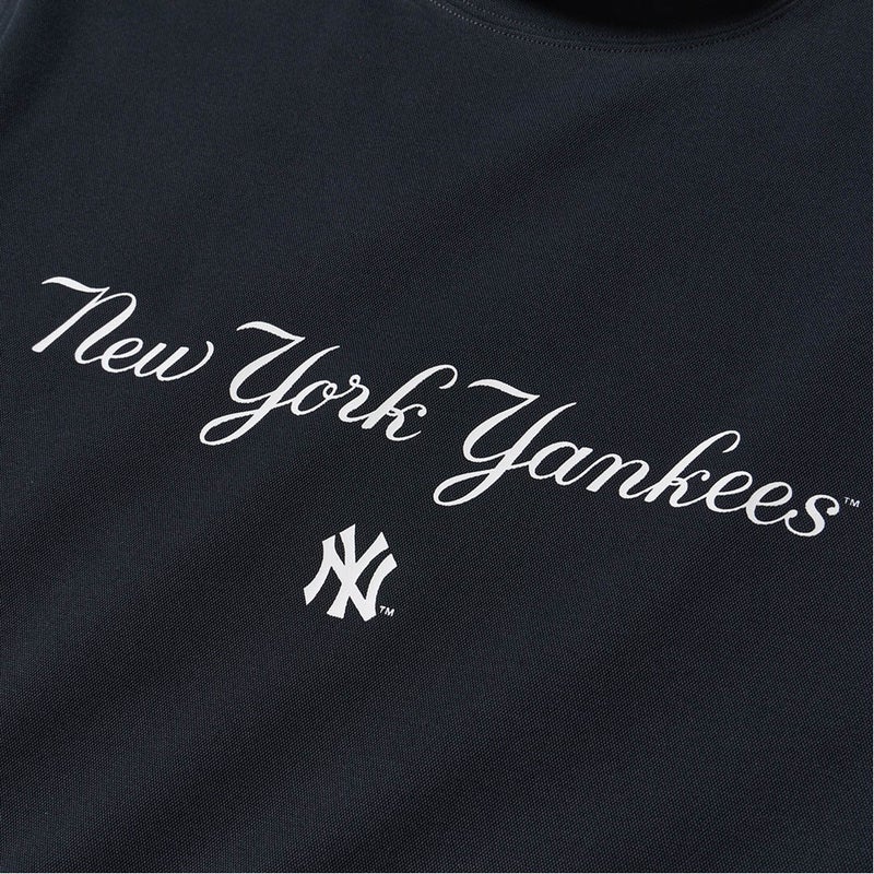 [ニューエラ]メンズ [GOLF] 半袖 ミッドネック Tシャツ MLB ニューヨーク・ヤンキース ネイビー　詳細3