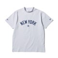 [ニューエラ]メンズ [GOLF] 半袖 ミッドネック Tシャツ MLB ニューヨーク・ヤンキース ホワイト　詳細1