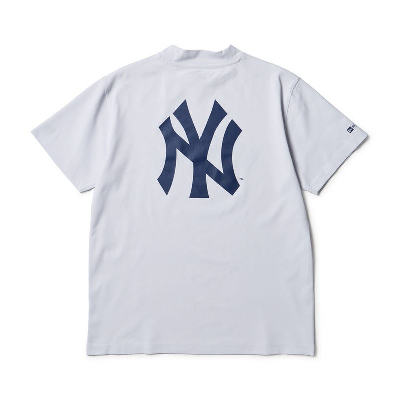 [ニューエラ]メンズ [GOLF] 半袖 ミッドネック Tシャツ MLB ニューヨーク・ヤンキース ホワイト　詳細2
