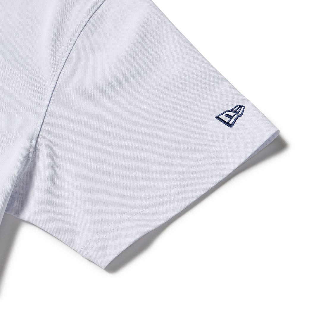 [ニューエラ]メンズ [GOLF] 半袖 ミッドネック Tシャツ MLB ニューヨーク・ヤンキース ホワイト　詳細4