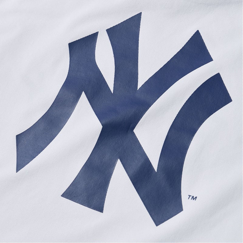 [ニューエラ]メンズ [GOLF] 半袖 ミッドネック Tシャツ MLB ニューヨーク・ヤンキース ホワイト　詳細6
