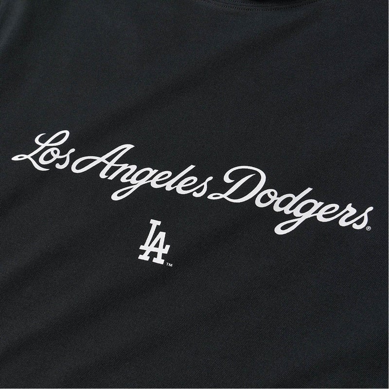[ニューエラ]メンズ [GOLF] 半袖 ミッドネック Tシャツ MLB ロサンゼルス・ドジャース ブラック　詳細3