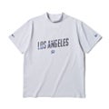 [ニューエラ]メンズ [GOLF] 半袖 ミッドネック Tシャツ MLB ロサンゼルス・ドジャース ホワイト　詳細1