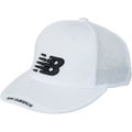 ニューバランス new balance ユニセックス メッシュ セミカーブドブリムキャップ (MENS) NJMG62TF ホワイト 詳細1