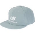ニューバランス new balance メンズ スタックドロゴ刺繍フラットブリムキャップ (MENS) NJMG65PF グレー 詳細2
