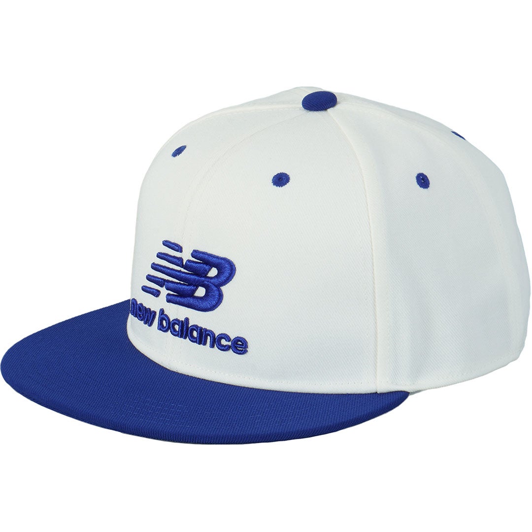 ニューバランス new balance メンズ スタックドロゴ刺繍フラットブリムキャップ (MENS) NJMG65PF ロイヤルブルー 詳細3