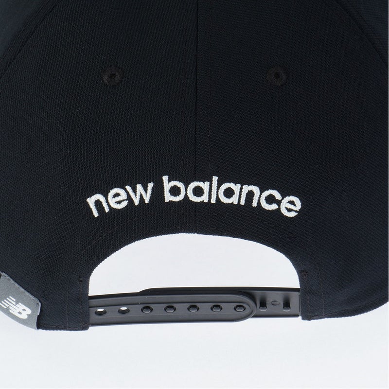ニューバランス new balance メンズ スタックドロゴ刺繍フラットブリムキャップ (MENS) NJMG65PF ブラック 詳細6