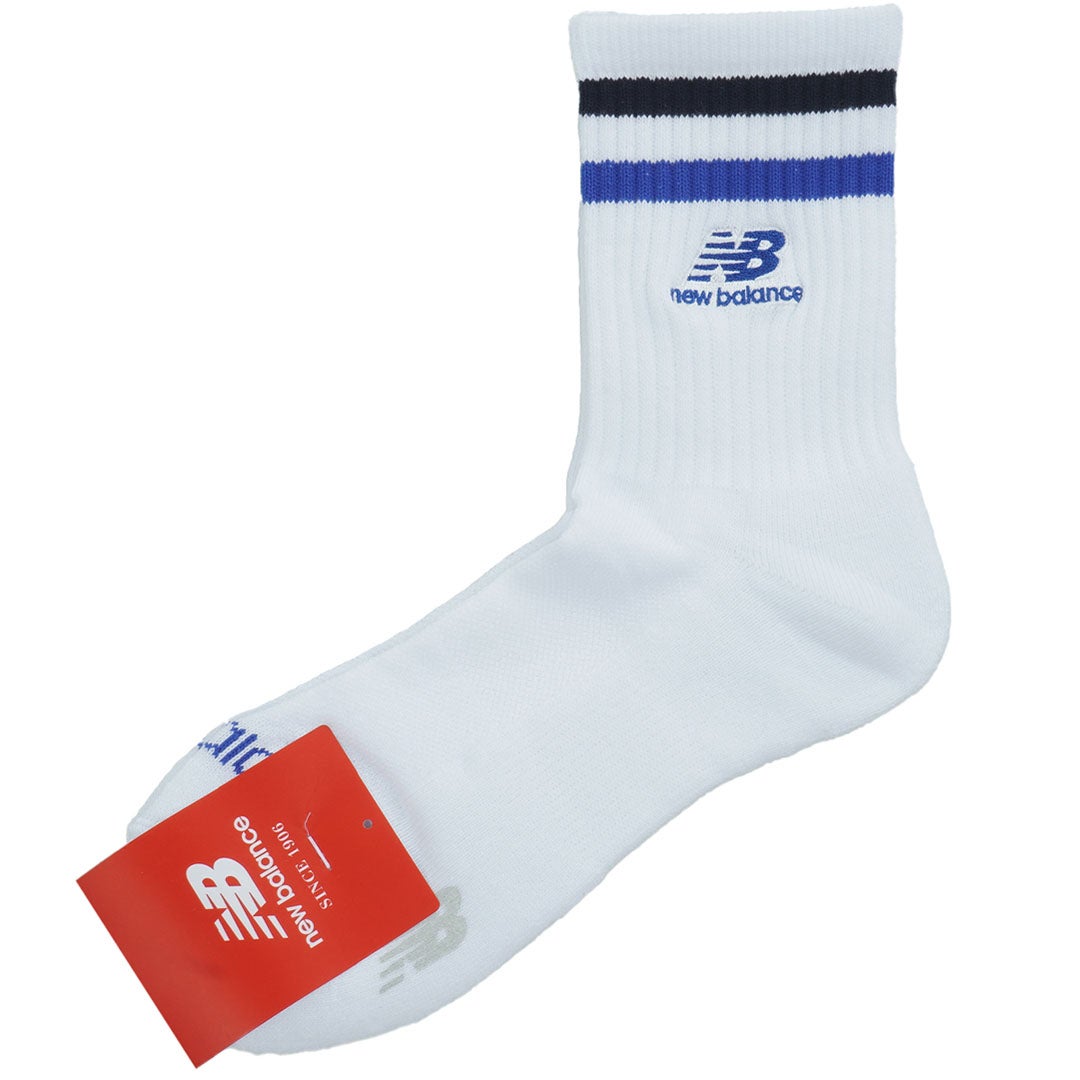 ニューバランス new balance メンズ 抗菌防臭 ミドルソックス (MENS) NJMG657F ホワイト 詳細1