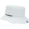 ニューバランス new balance メンズ シアサッカー×メッシュ　NB刺繍リバーシブル バケットハット (UNISEX) NJMG633F ホワイト 詳細1
