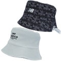 ニューバランス new balance メンズ レディース ユニセックス シアサッカー×メッシュ　NB刺繍リバーシブル バケットハット (UNISEX) NJMG632F ホワイト 詳細1