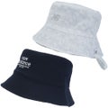 ニューバランス new balance メンズ レディース ユニセックス シアサッカー×メッシュ　NB刺繍リバーシブル バケットハット (UNISEX) NJMG632F ネイビー 詳細3