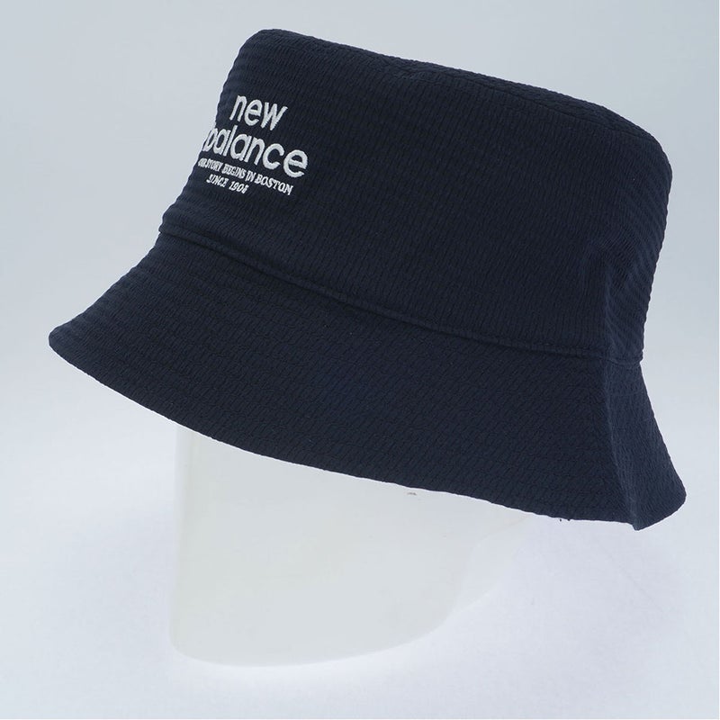 ニューバランス new balance メンズ レディース ユニセックス シアサッカー×メッシュ　NB刺繍リバーシブル バケットハット (UNISEX) NJMG632F ネイビー 詳細4
