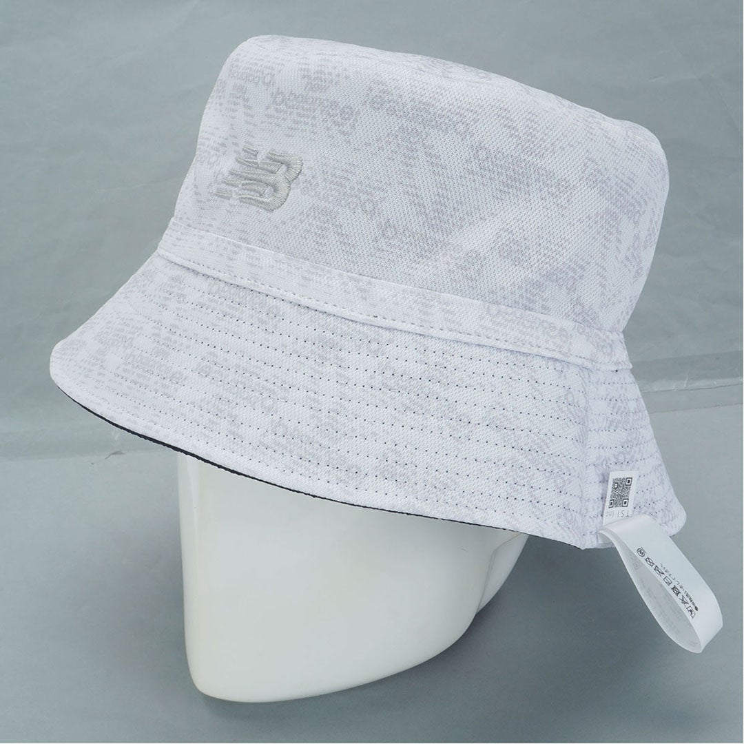ニューバランス new balance メンズ レディース ユニセックス シアサッカー×メッシュ　NB刺繍リバーシブル バケットハット (UNISEX) NJMG632F ネイビー 詳細8