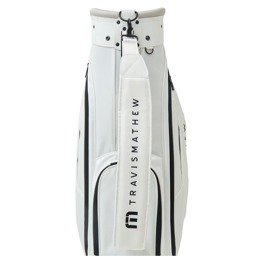 TRAVISMATHEW [トラヴィスマシュー]ユニセックス MP カートバッグ　ホワイト　詳細8
