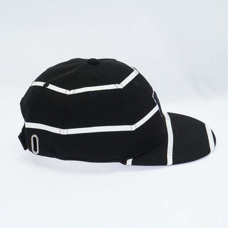  [パーリーゲイツ]メンズ ボーダー柄フラットブリムUVキャップ (UNISEX)　詳細2