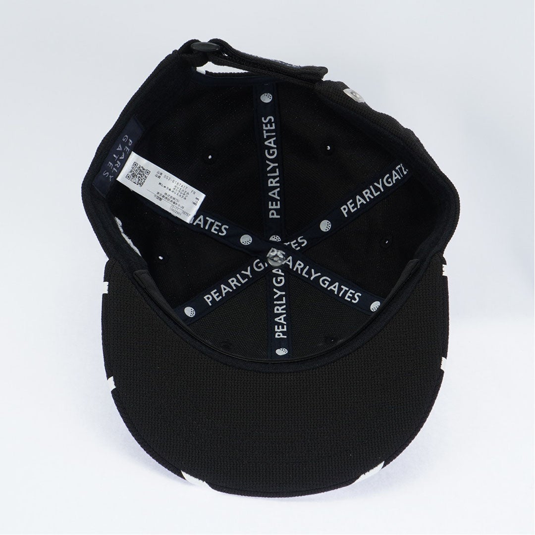  [パーリーゲイツ]メンズ ボーダー柄フラットブリムUVキャップ (UNISEX)　詳細4