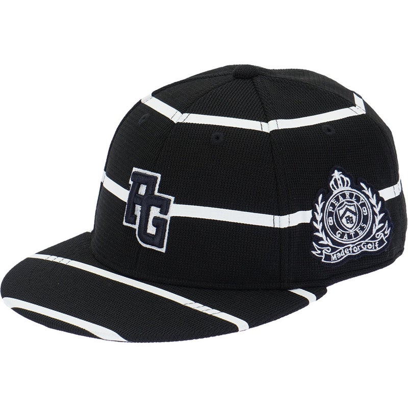  [パーリーゲイツ]メンズ ボーダー柄フラットブリムUVキャップ (UNISEX)　詳細6